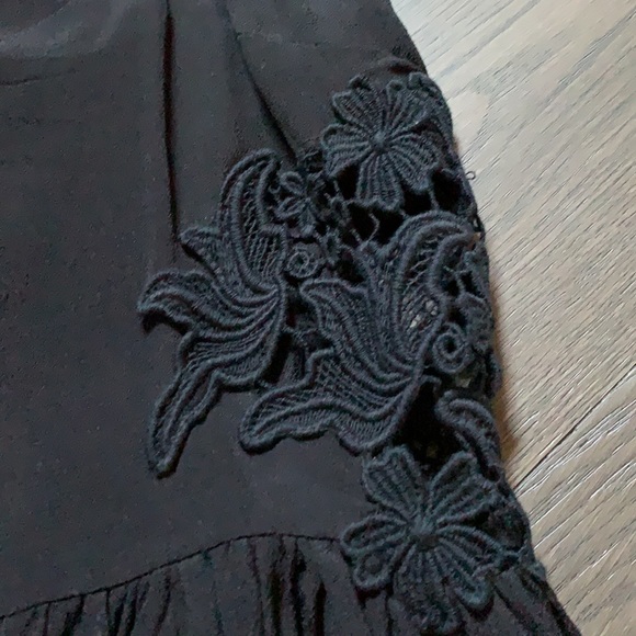 Topshop Black side cut out dress size 2 - Picture 2 of 4